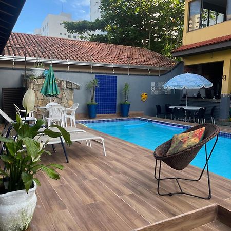 Lindo Sobrado Amarelo -Proximo A Praia Mongagua Ngoại thất bức ảnh