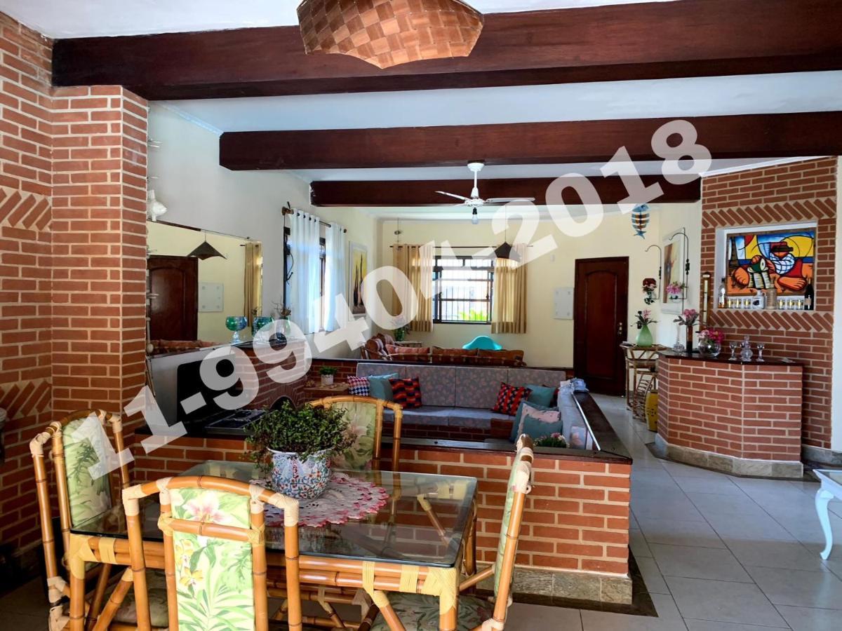 Lindo Sobrado Amarelo -Proximo A Praia Mongagua Ngoại thất bức ảnh