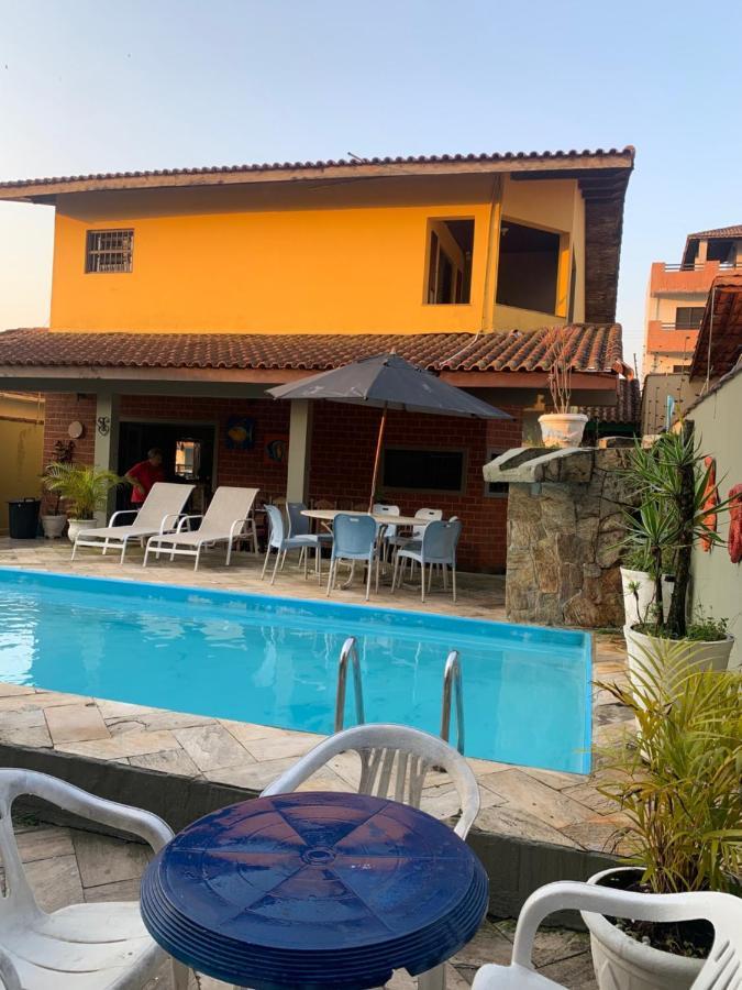 Lindo Sobrado Amarelo -Proximo A Praia Mongagua Ngoại thất bức ảnh