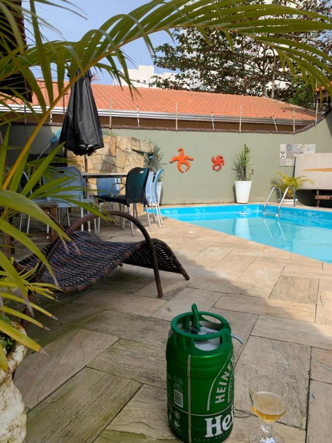Lindo Sobrado Amarelo -Proximo A Praia Mongagua Ngoại thất bức ảnh
