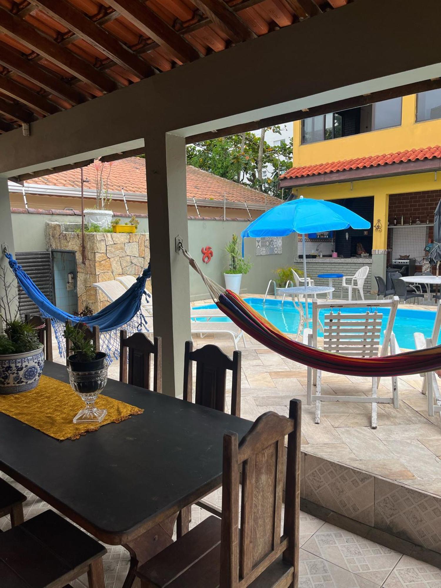 Lindo Sobrado Amarelo -Proximo A Praia Mongagua Ngoại thất bức ảnh